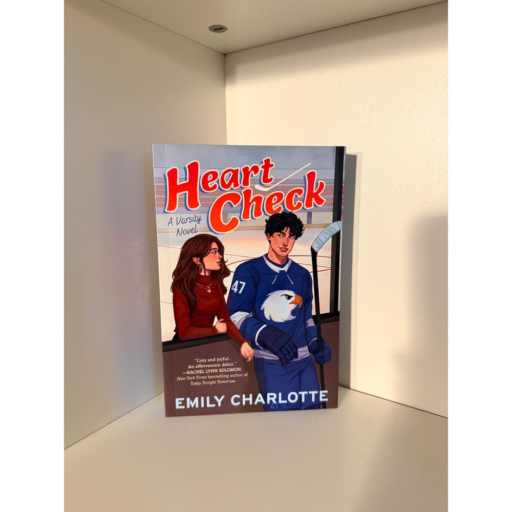 Heart Check A Varsity Novel Emily Charlotte Paperback Stenciled Edges Romance